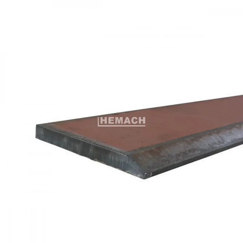 Messenstaal / slijtstrip / voorzetmes 100x16x3000mm 