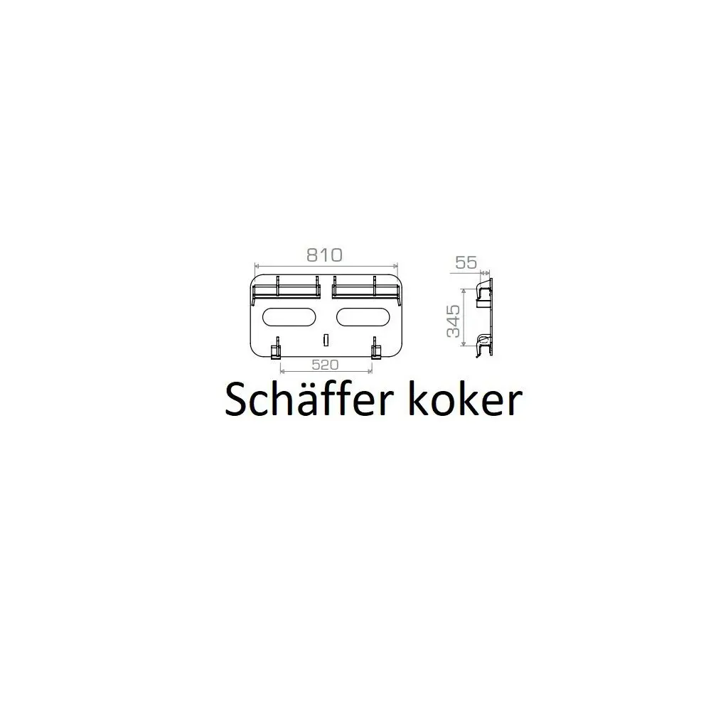 Schäffer koker opname / JCB 403 op plaat 