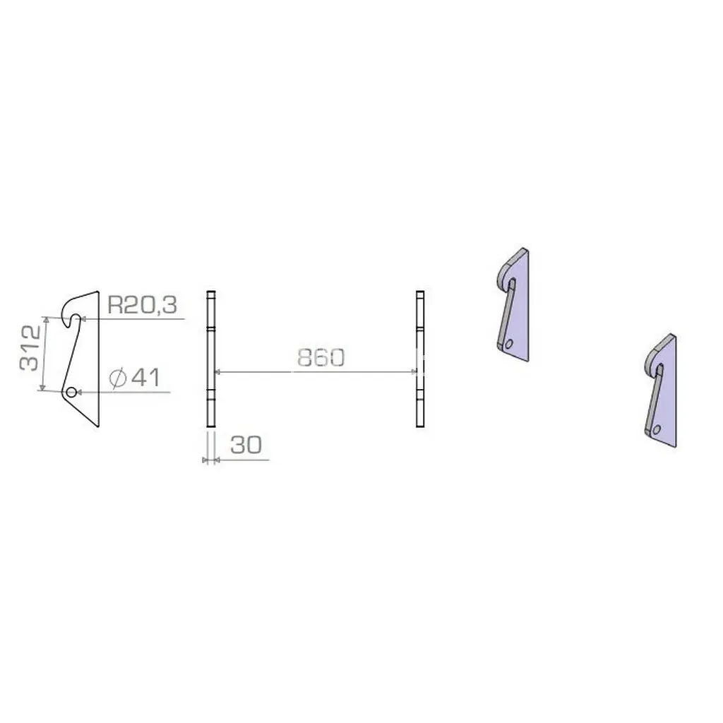 Aanlasdelen Liebherr, 506, L507 